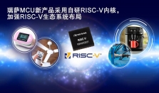 瑞萨率先在业内推出采用自研CPU内核的通用32位RISC－V MCU